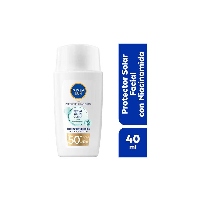 Protector solar NIVEA SUN Fluido Diario Invisible 40 ml