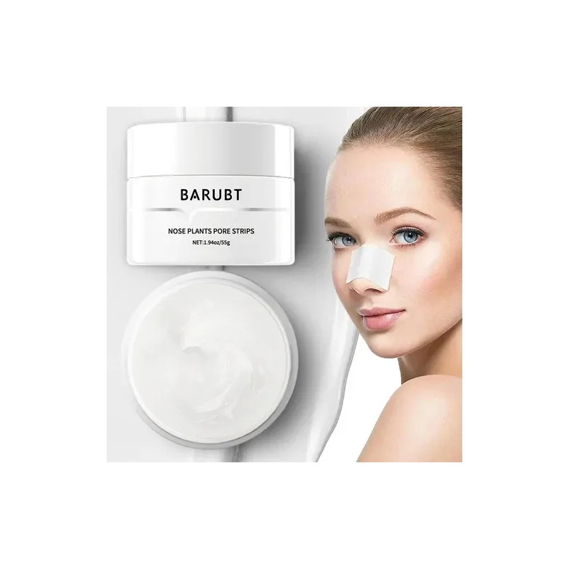Barubt Mascarilla Para Puntos Negros 55g + 60 Pzs Papel