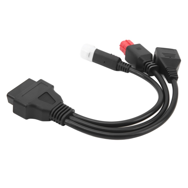 3 in 1 OBD Diagnostic Cable High Flexibility Plastic Plug