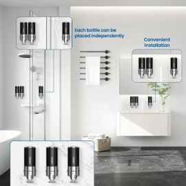 Dispensador De Champú, Acondicionador Y Gel De Baño Exin Dec
