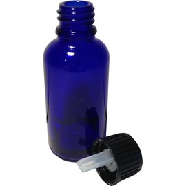 Candlecopia Patchouli Concentrated Premium Fragrance Oil, Cobalt Blue Glass Bottle, Euro Style Dropper Cap