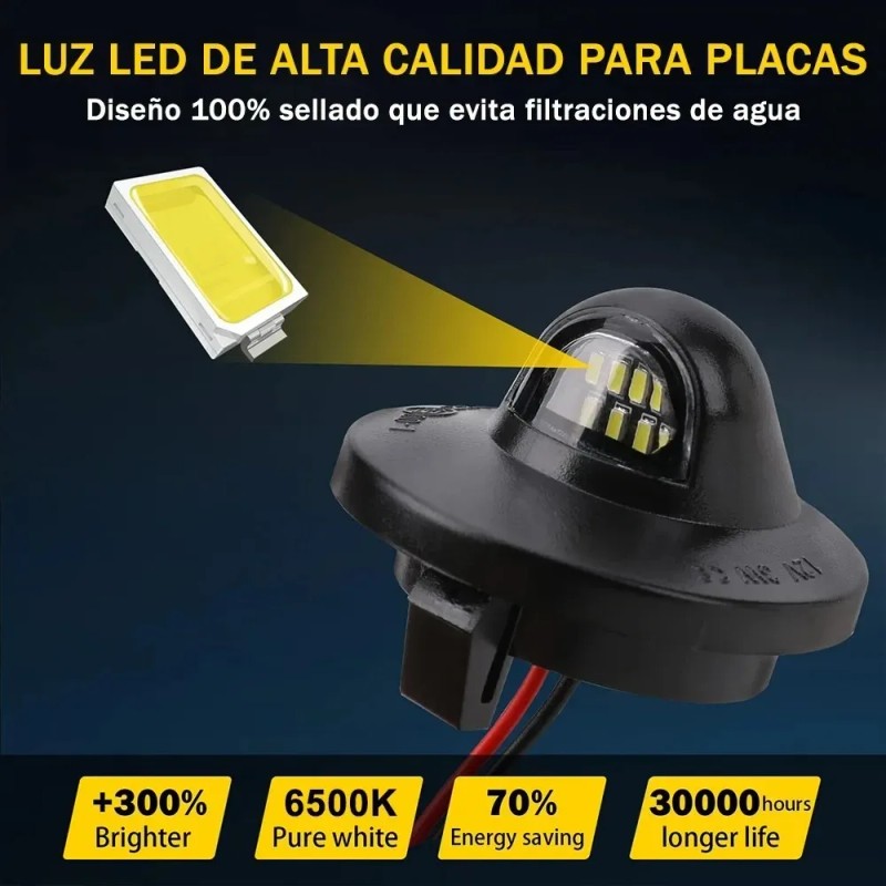 Par Luces De Matrícula Placa Para Ford F150~f550 1990-2014
