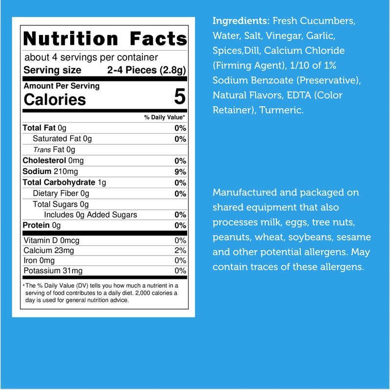 Arctic Farms Freeze Dried Kosher Dill Pickle Slices from Jersey