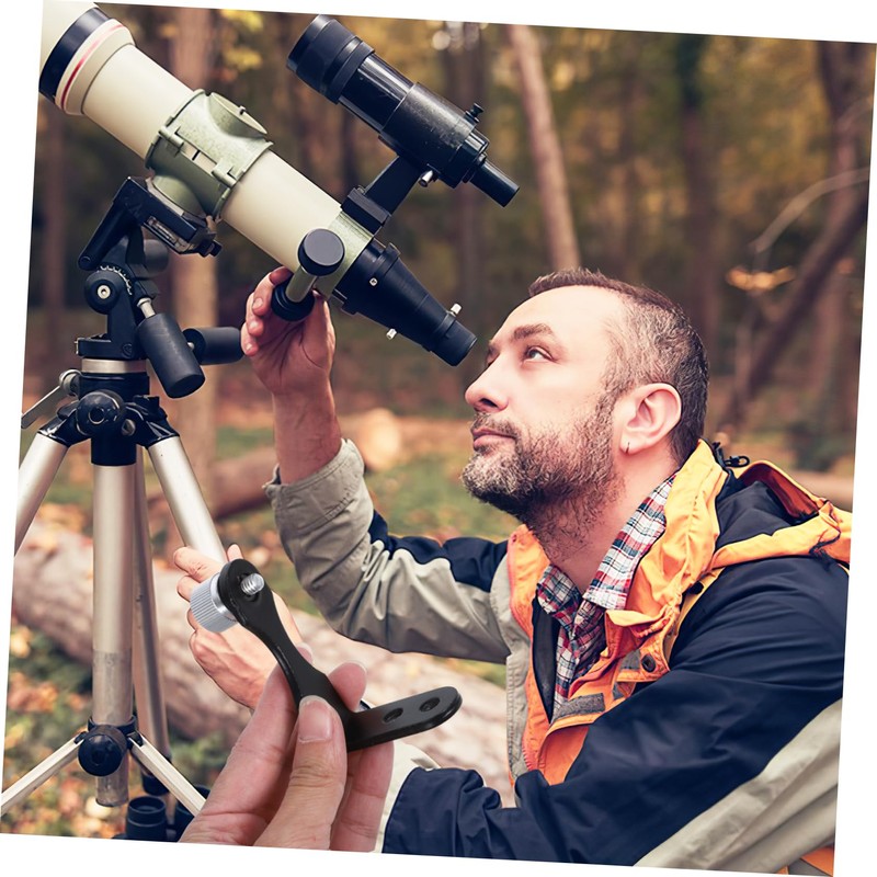 KICHOUSE 2pcs Metal Binocular Adapter for Tripod Mounting Compatible with