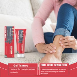 YIVANNUO Joint Gel, Soothing Massage Cream, Rapid Muscle Cream, Suitable for Knee, Lumbar, Neck, Hand and Foot, Non-Greasy Fast Absorbing