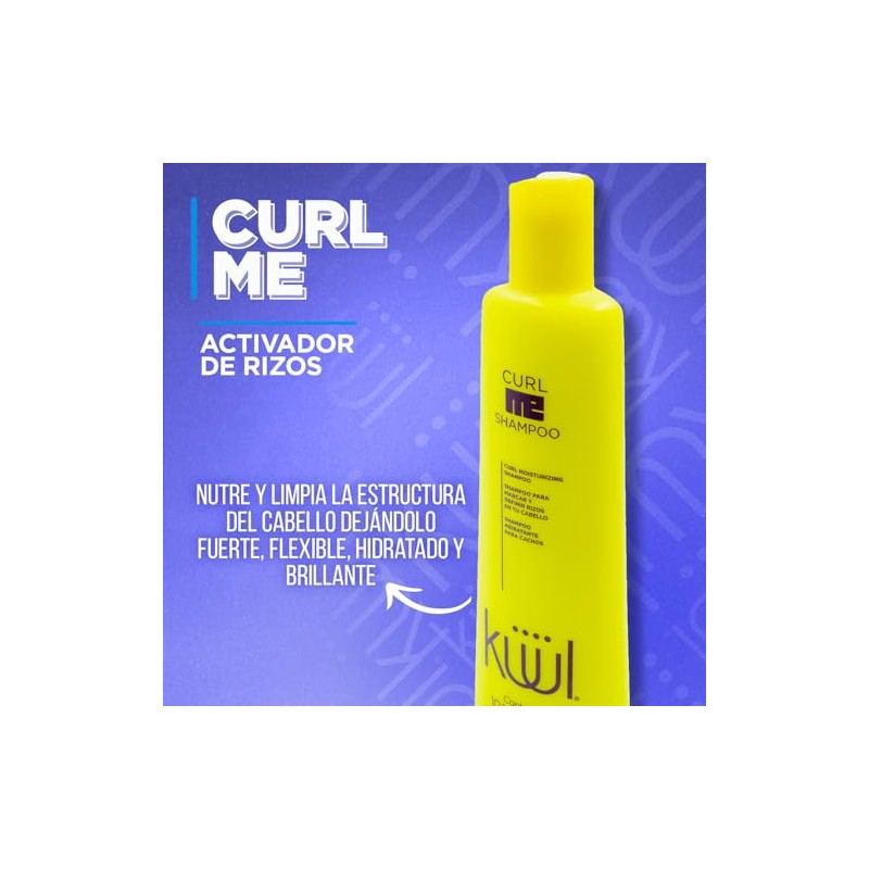 KÜÜL - Curl Me Shampoo para Cabello Rizado 300 ml,