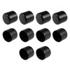 TA-VIGOR Rubber End Caps 34mm Inner Diameter Round Flexible Screw