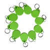 YARONGTECH® MIFARE Classic 1K Key Fob Tag Green Colour (Pack of 100)