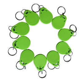YARONGTECH® MIFARE Classic 1K Key Fob Tag Green Colour (Pack of 100)