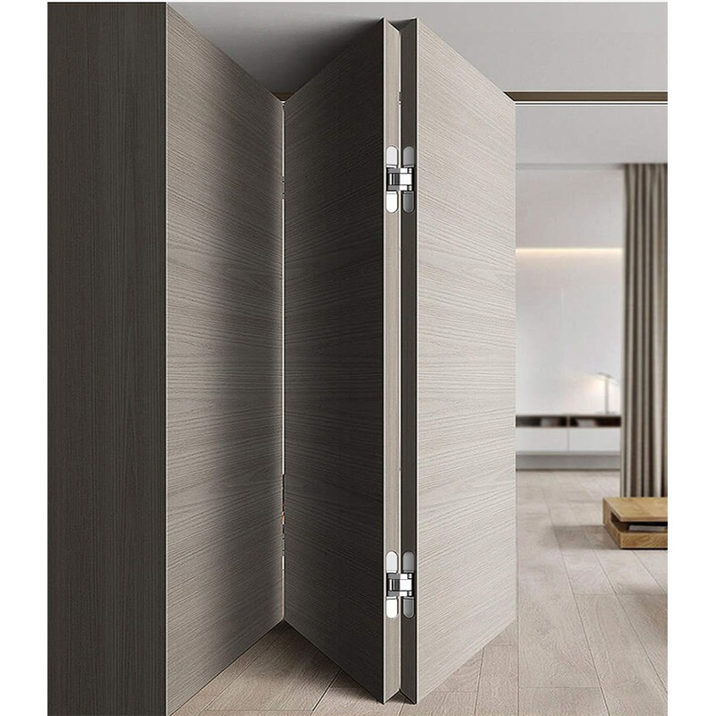 2 Pack Heavy Duty 3-Way Adjustable Hinges for 180 Degree