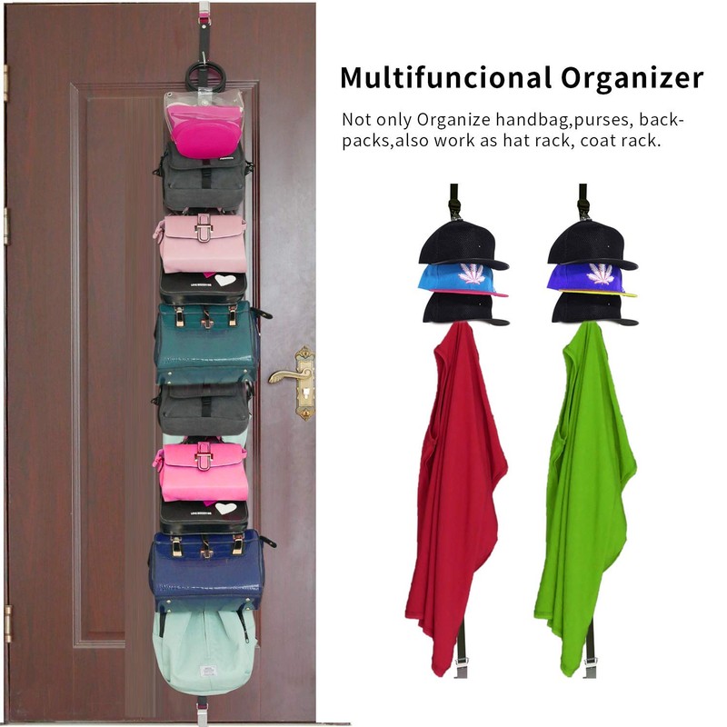 IZUS Bag-Organizer-Holder Purse Hanger - 20 Hooks for Closet and