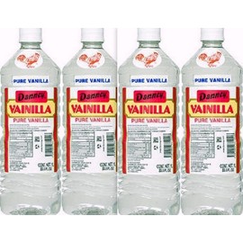 4 X Danncy Clear Pure Mexican Vanilla Extract From Mexico 33oz Each 4 Plastic Bottle Lot Sealed