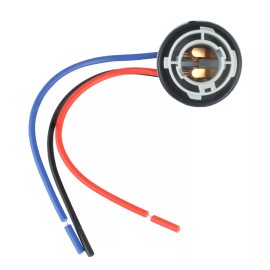 Cahuczlhoz 1157 LED DRL Stop Brake Turn Light Bulb Replace Socket Harness Wire Pigtail Plug