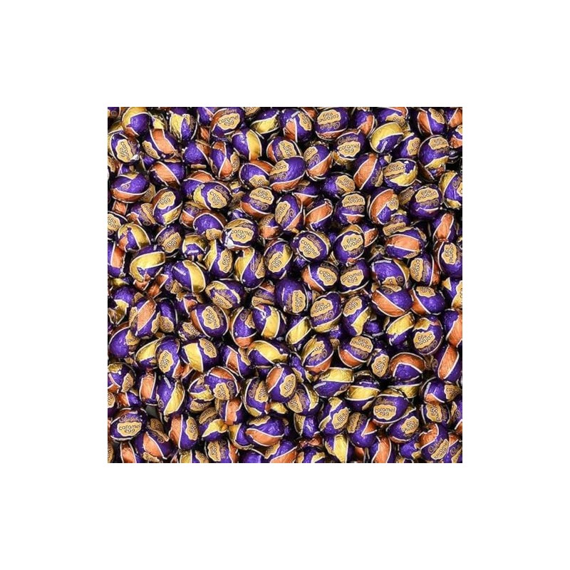 Cadbur'yEggs Milk Chocolate Caramel Filled Creamy Mini Eggs Candy -