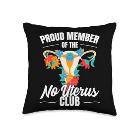 Hysterectomy Recovery Must Haves Uterus Removal Women Throw Pillow