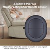 WDZP 2 Button 5 Pin Plug Electric Lift Chair Remote
