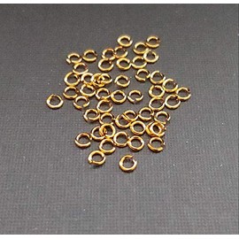 Snapeez II Connect The Delicate Things in ULTRAPLATE 24kt Pure Gold Plate Ring Hard Open Jump Ring 3mm Heavy Gauge (Pk 50) Jump Rings. The Ultra Secure No Solder Jump Ring. Made in USA.