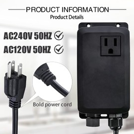 SINKINGDOM SinkTop Air Switch Kit with Oil Rubbed Bronze Long Button (Full Brass) for Garbage Disposal, Single Outlet