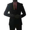 SATUMIKO Burning Man Light Up Fanny Ties Novelty Necktie For