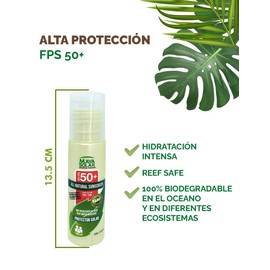 Maya Solar Bloqueador Solar 100% Biodegradable SPF 50+ 75 ml para Viajes