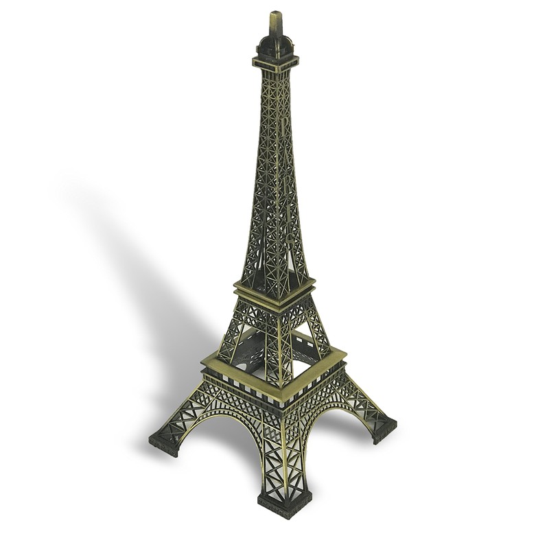 allgala 24" Eiffel Tower Statue Decor Alloy Metal, Bronze