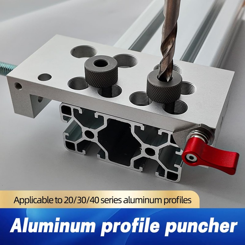 Aluminum Profile Drill Guide Access Hole Drill Jig For 1515