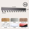 Josmimic Wall Necklace Organizer Holder: Wall Mounted Jewelry Hanging Storage