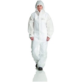 DS Safetywear ProSafe1 SMMS Coverall, XL, White, PS1