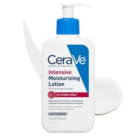 Cerave Intensive Moisturizing Lotion Hydrourea Shea Butter Body Rough and Thai for Dry Skin 8 Fl Oz (Pack of 1) 16 Fl Oz / 세라브 인텐시브 보습 로션 하이드로유레아 시어 버터 건조한 피부를 위한 바디 거칠고 타이 8 Fl Oz (Pack of 1) 16 Fl Oz