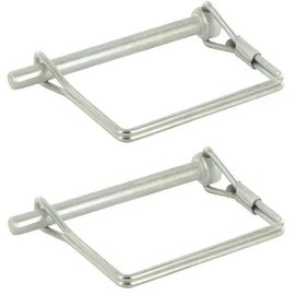 cyclingcolors 2 x folding pins, folding plug, galvanised, lawn mower tractor, 10 mm x 90 mm