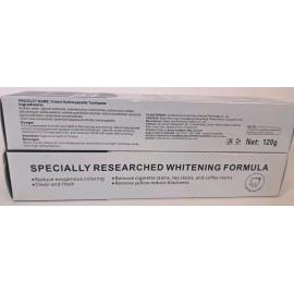 Unbranded 7.5% Hydroxyapatite Toothpaste 4.2 oz Each (2 Pack) New Sealed