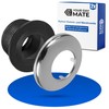 Siphon Rubber and Wall Rosette Set, NW 30/40, Rubber Sleeve