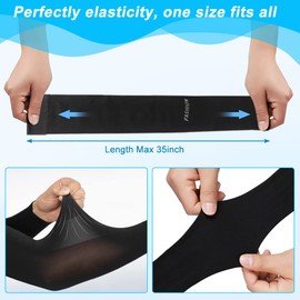 skytowards 2 Pairs of Arm Sleeves UV Sleeves Arm Warmers Sleeve Types Cooling Sun Protection Armband Arm Warmers Arm Protection Volleyball Arm Protectors UPF 50+ Warm Sleeve Arm Covers for Cycling,