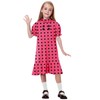 Sally Dress Peanuts Short Sleeve Hallowen Pink Flare Dresses 9-10
