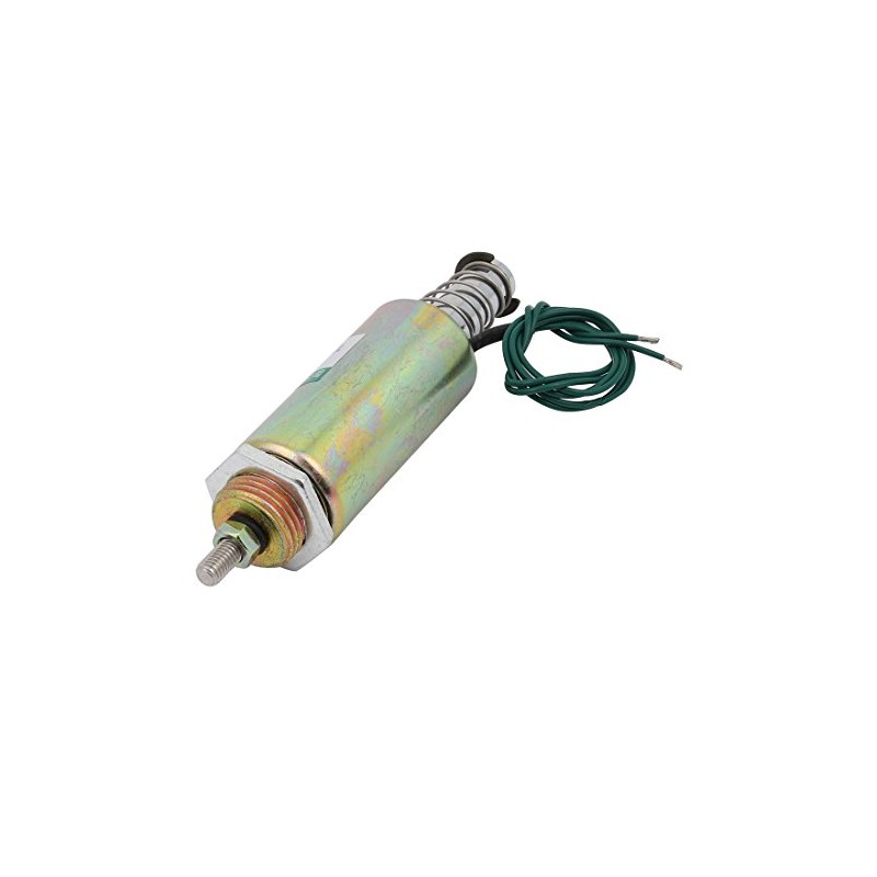 uxcell DC 12V Push Pull Type Cylinder DC Solenoid Electromagnet