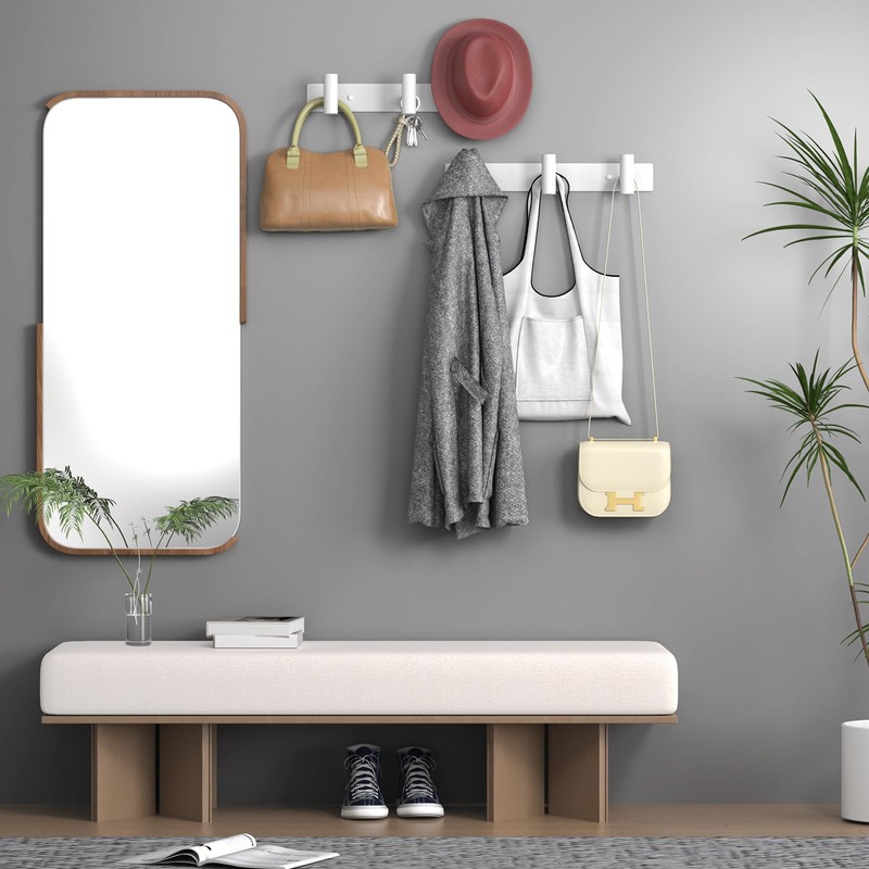 VAEHOLD Hat and Coat Wall Mount Rack - Hooks for