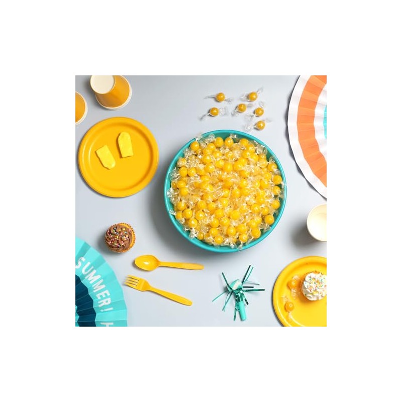 Lemon Balls Hard Candy - 3 Pounds - Yellow Candies