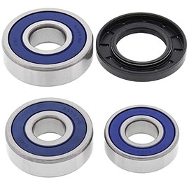 All Balls Racing Rear Wheel Bearing Kit 25-1246 Compatible With/Replacement For Yamaha XJ550 Maxim 1981-1983, XJ550 Seca 1981-1983, XS360 1976-1977, XS400 & Maxim 1977-1983