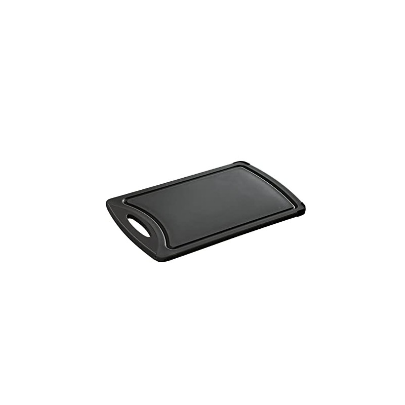 Zassenhaus Easy Cut Chopping Board, Black, 32 x 20 x