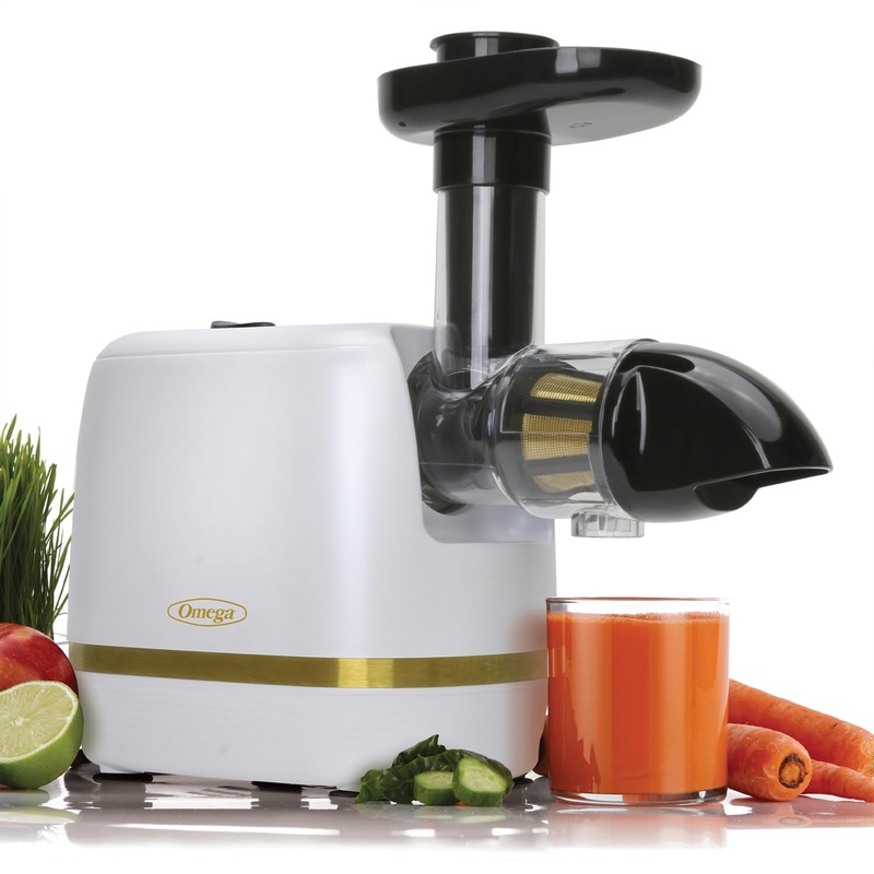 Omega H3000RWH13 Cold Press 365 Juicer Slow Masticating Extractor Creates