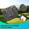 YuEagleSky Golf Club Mallet Putter Head Cover Black with Grey