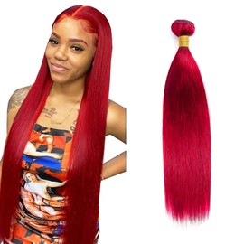 32 Inch Red Human Hair Bundles Red Straight Bundles Human Hair Burgundy Straight Bundles Red Straight Bundles Human Hair Red Bundles Burgundy Human Hair Bundles Burgundy Bundles