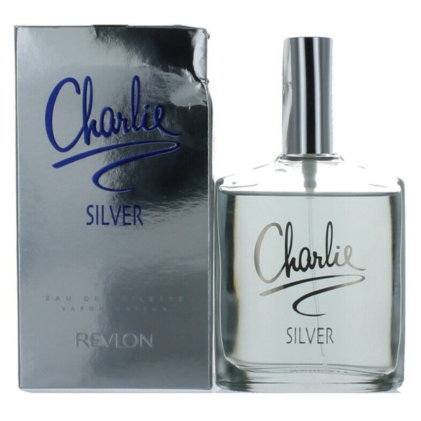 Charlie Silver by Revlon for Women EDT Perfume Spray 3.4 oz.-Damaged Box