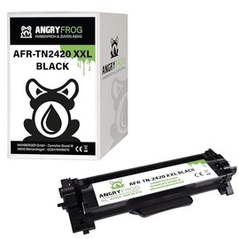 Angry Frog XXL Toner Compatible with Chip for Brother TN-2420 TN-2410 TN2420 HL-L2310D/2350DW/2357DW/2370DN/2375DW DCP-L2510D/2530DW DCP-L2537DW/2550DN MFC-L2710DN/2710DW/2730DW/2750DW- 6000 pages