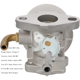 Drblawi Compatible with 798653 Intek 206 5.5hpCarburetor Maintenance Kit for Briggs & Stratton 190 6HP Engine Craftsman Troy Bilt Sears Tiller Chipper Replace 791077 696981 798653 698860 698810