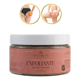 ApiGreen Jabón Exfoliante Y Reafirmante Café Y Naranja Apigreen 250g