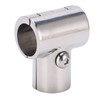 90° T Tee Tube Pipe Connector 1in/25.4mm ID Separable Stainless
