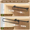 ProtectHobby Sliding Hat Organizer with 20 Clips, Hat Organizer for