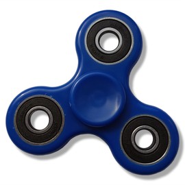 Vinsani Tri-Finger Fidget Hand Spinner Ultra Fast Bearing Finger Gadget Toy - Blue