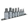 Sealey AK6214 Spline Socket Bit Set 8pc 1/4 "3/8" &